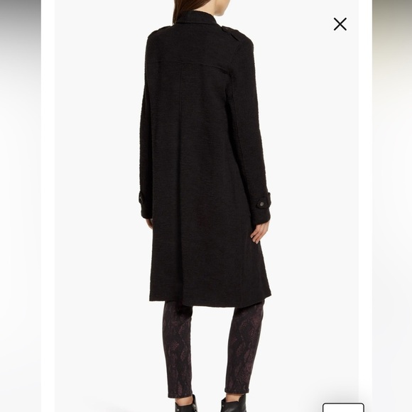 BB Dakota Revolution Drapey Bouclé Trench Coat - Picture 2 of 10